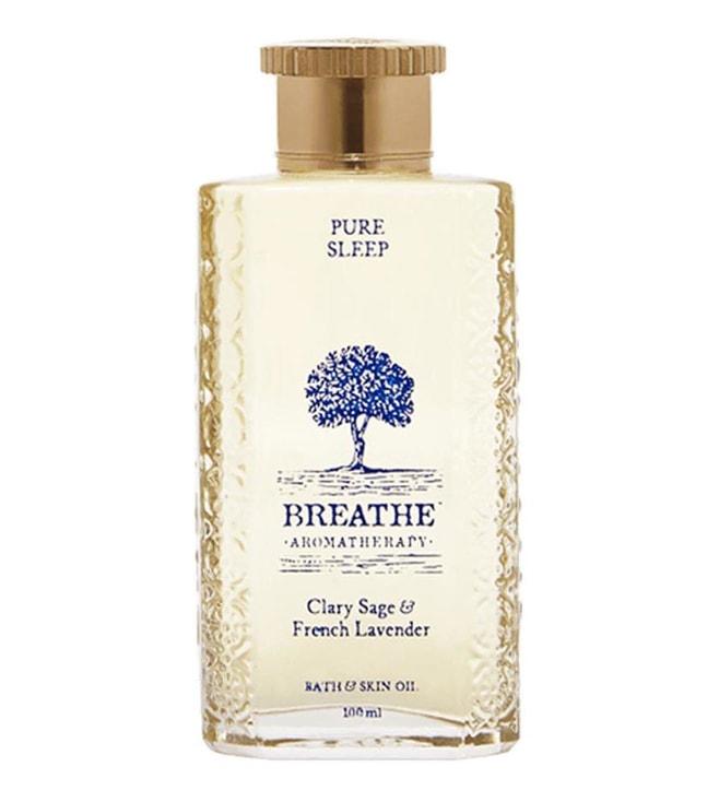 breathe aromatherapy pure sleep bath & skin oil