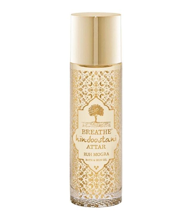 breathe aromatherapy ruh mogra bath & skin oil