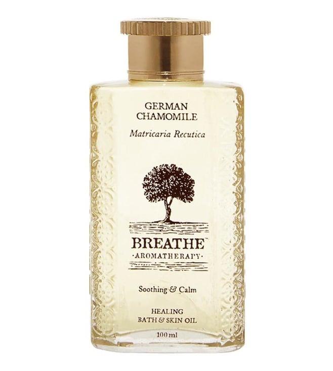 breathe aromatherapy german chamomile bath & skin oil