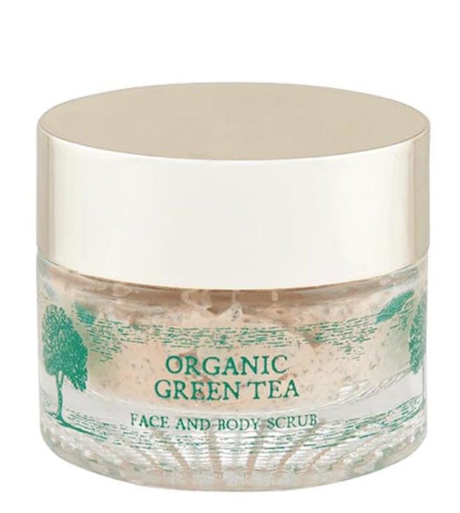 breathe aromatherapy green tea face & body scrub