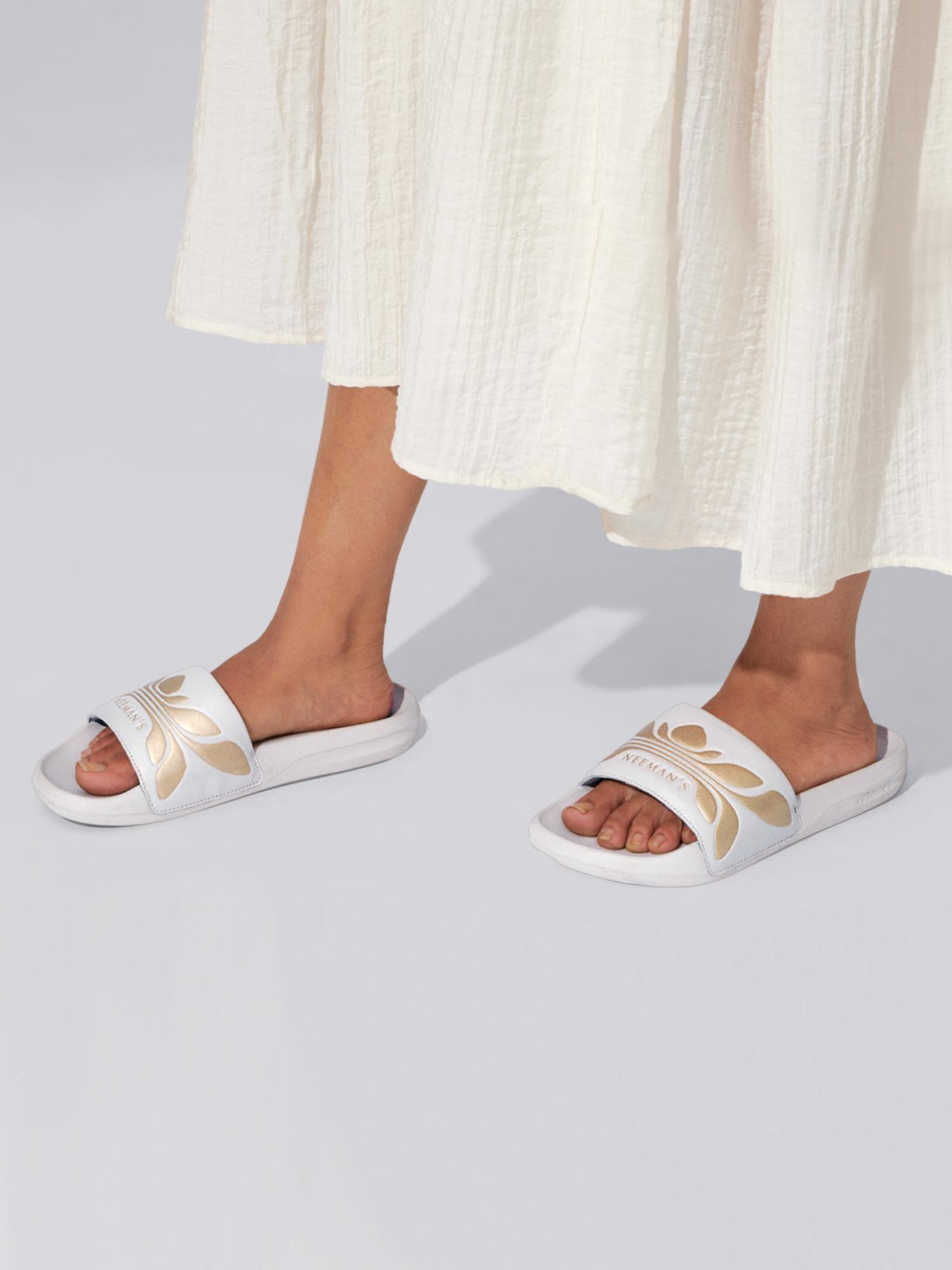 breather ivory solid slides