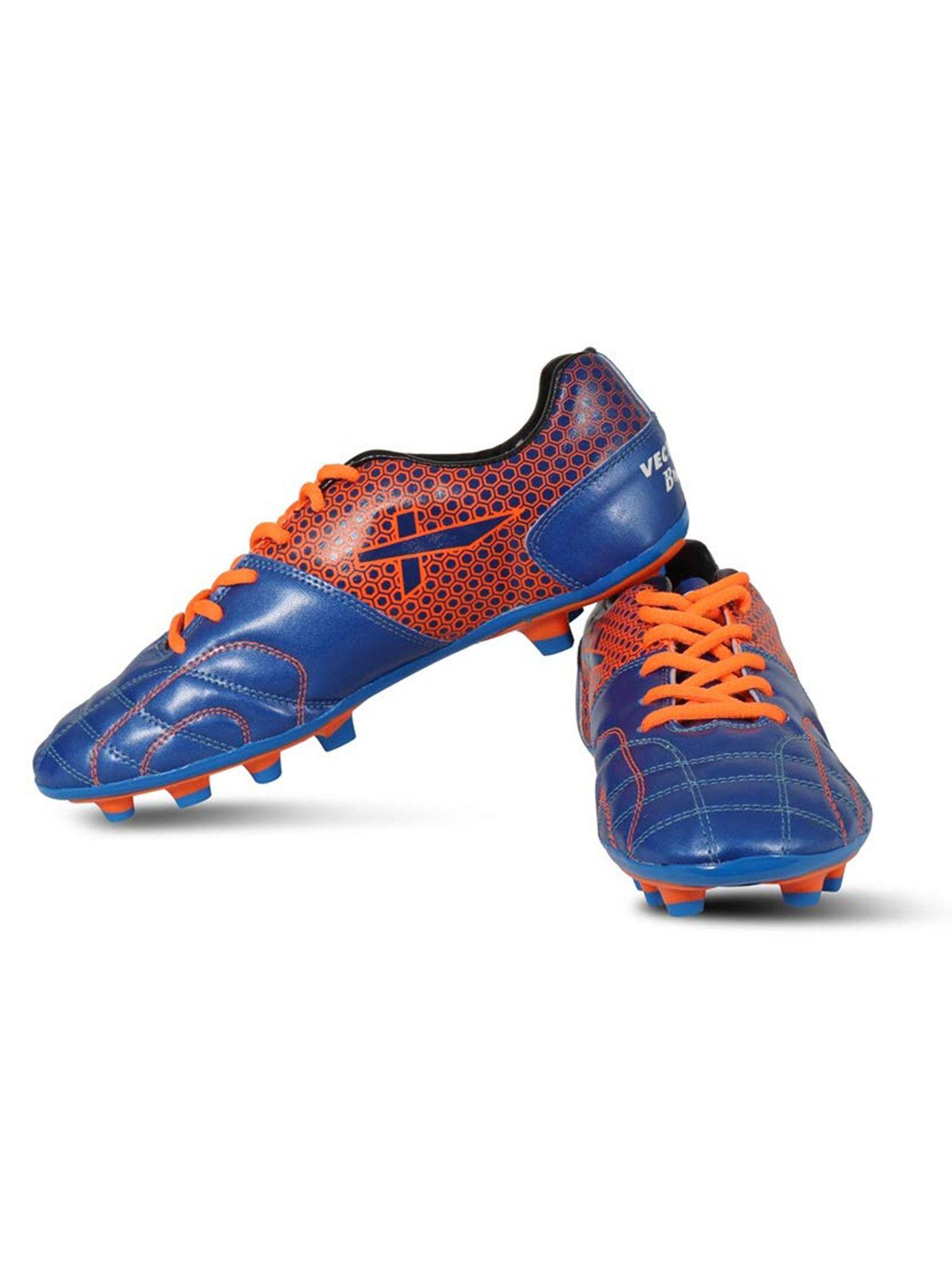 breeze football shoes for men - blue - orange