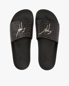 brett leather slides