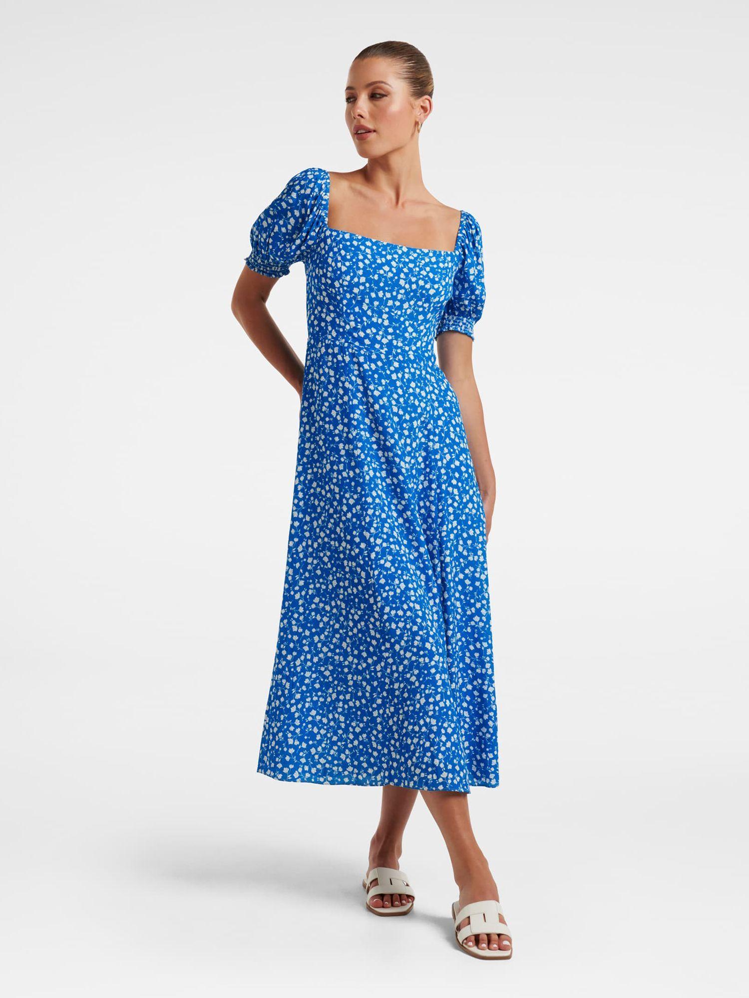 brianna printed midi dress