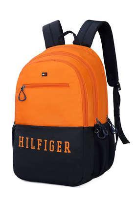 bridger polyester zip closure non laptop backpack - orange