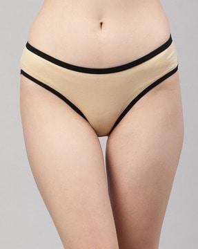 brief with contrast elasticated waistband