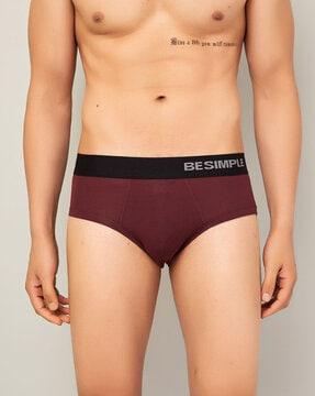 brief with elasticated waist