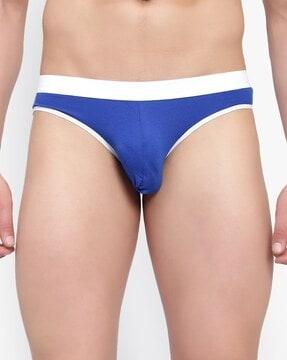 briefs with contrast waistband