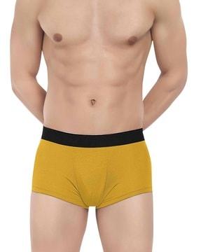 briefs with brand knit waistband