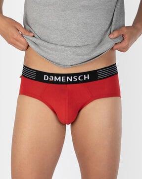 briefs with branding detail