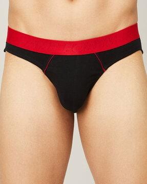 briefs with contrast waistband