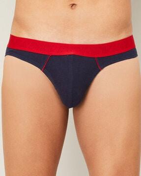 briefs with contrast waistband