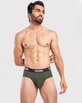 briefs with elasticated waistband