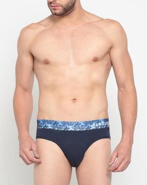 briefs with graphic waistband