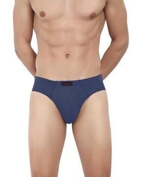 briefs with logo waistband