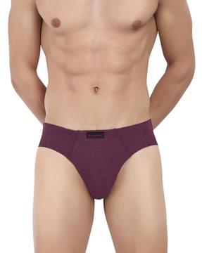 briefs with logo waistband