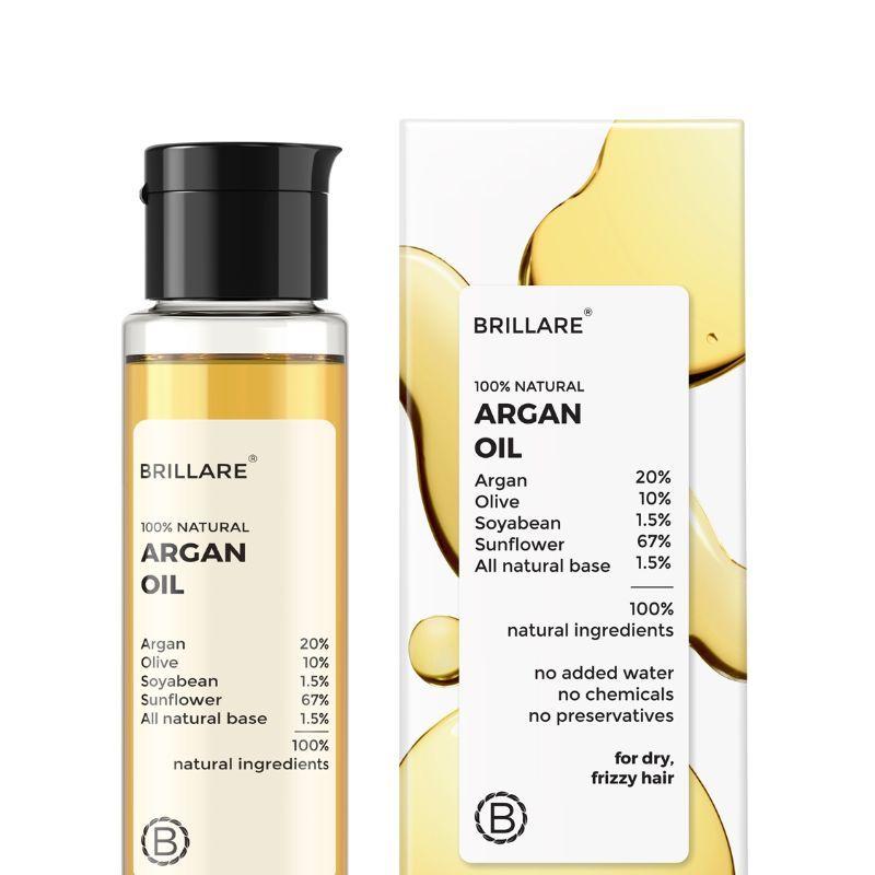 brillare argan oil for dry & frizzy hair