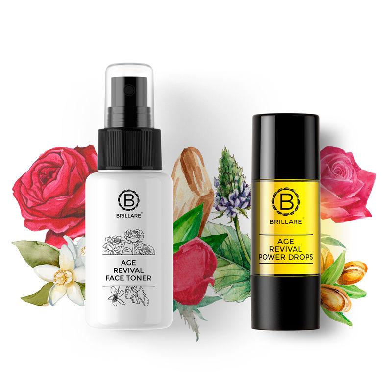 brillare age revival power drops + face toner