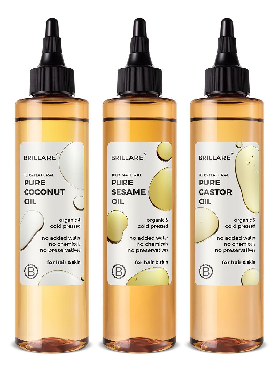 brillare argan & phytolipid oil shots for dry & frizzy hair - 6 ml each