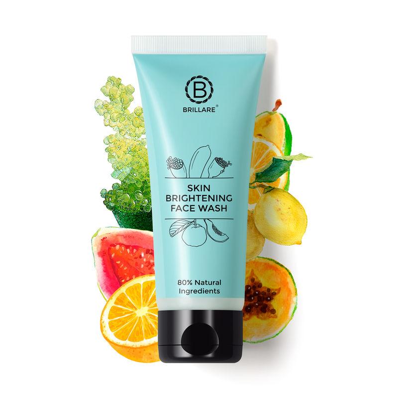 brillare science skin brightening face wash