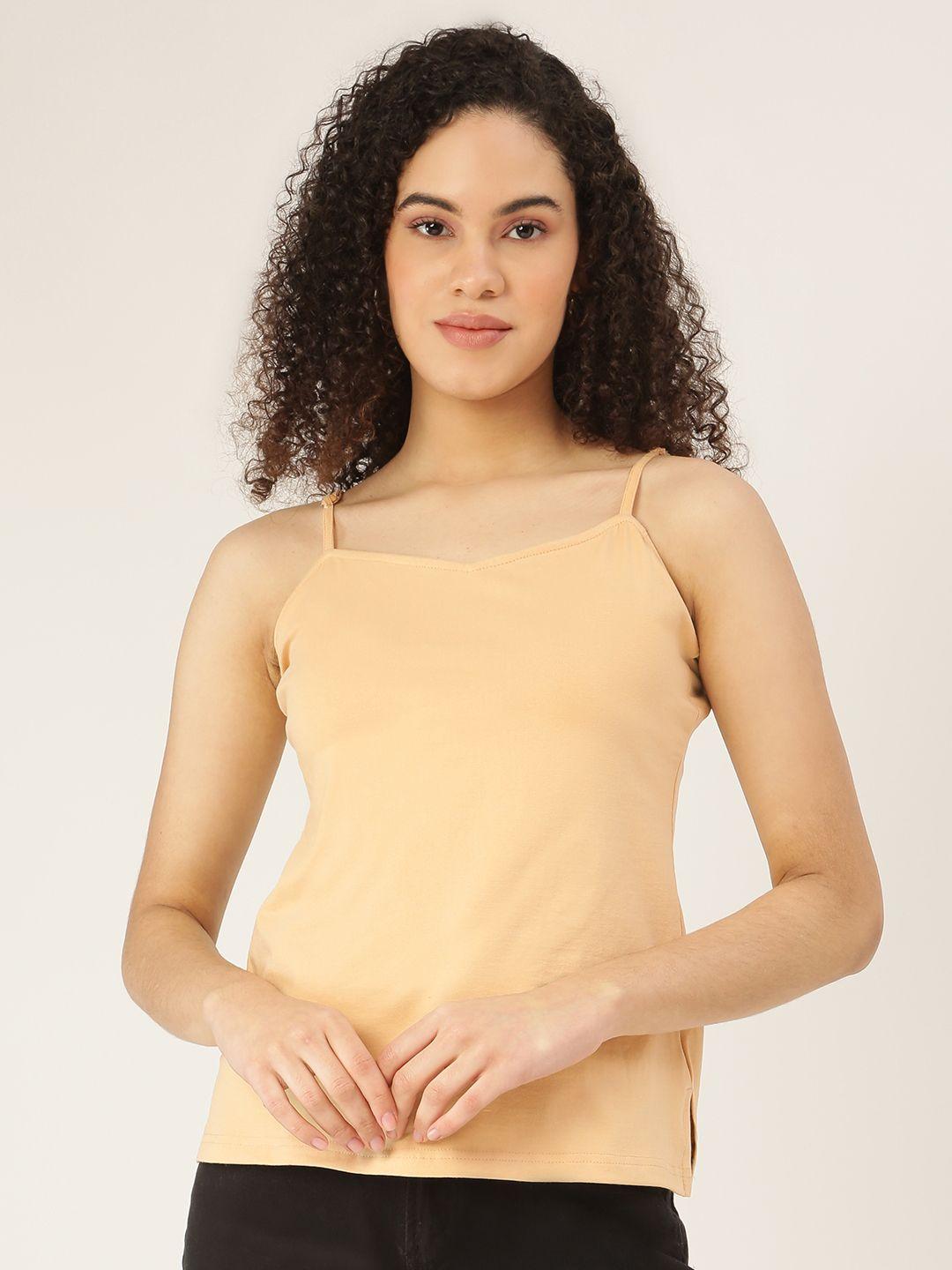 brinns beige solid top