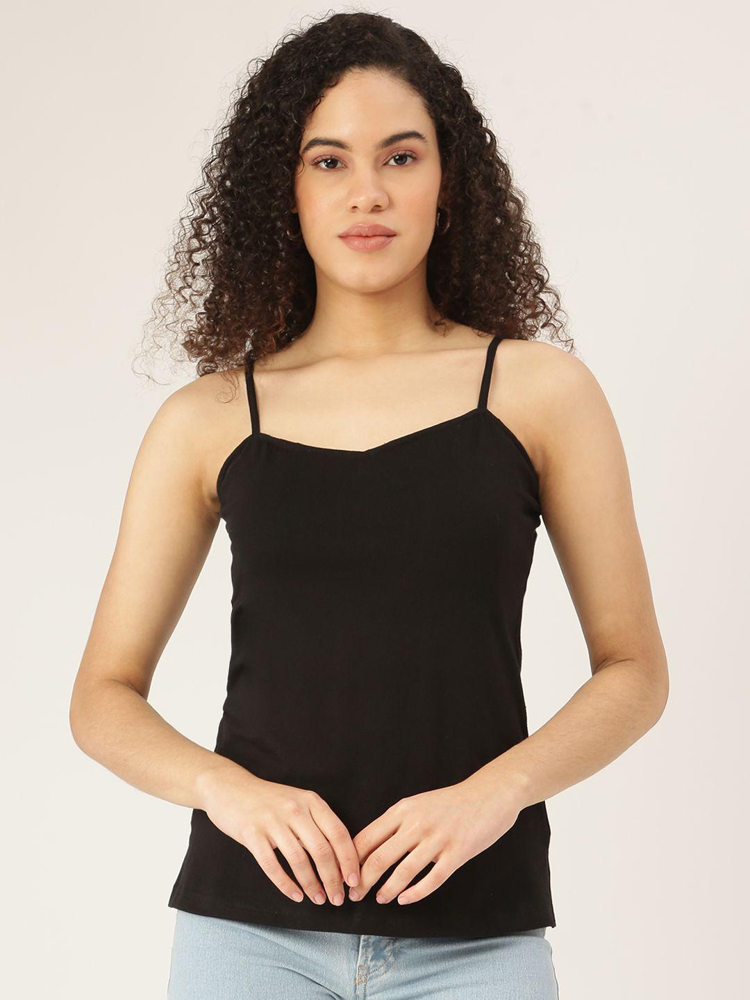 brinns black solid top