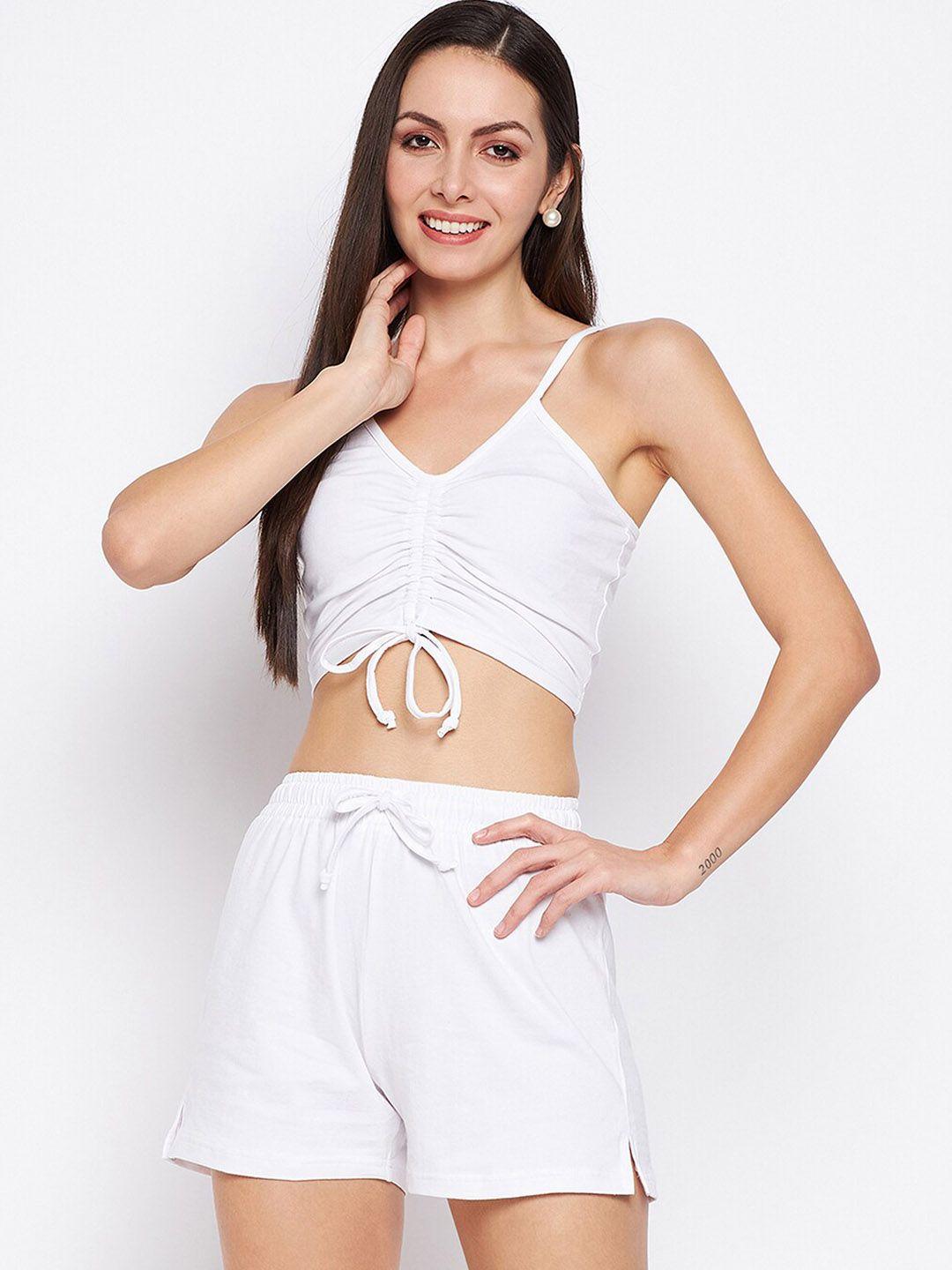brinns bralette top with shorts co-ords