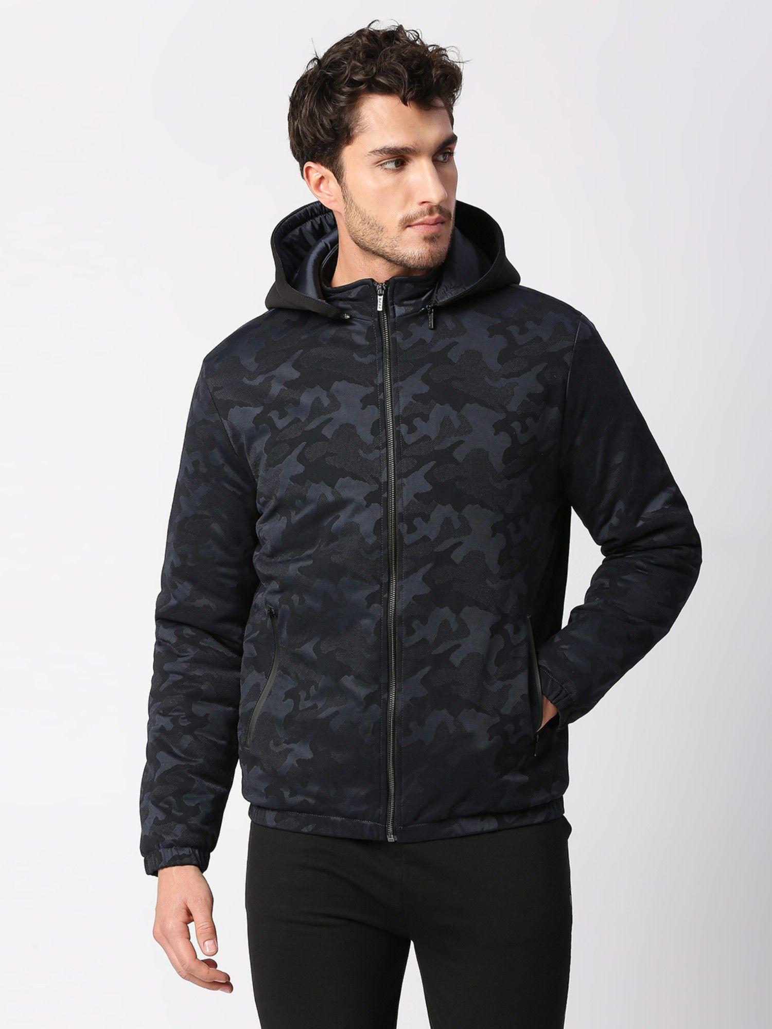 britton medium weight camo navy blue jacket