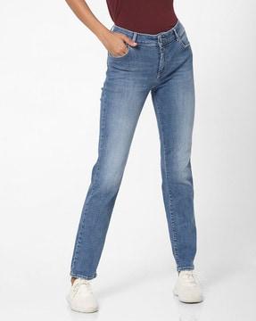 britty up bling washed slim fit jeans