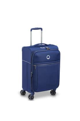 brochant 2.0 polyester 8 wheels soft luggage trolley - blue
