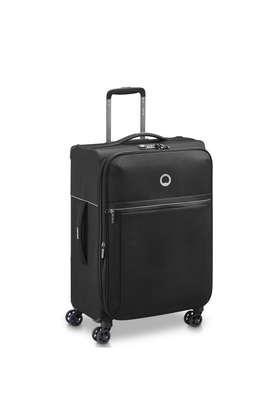 brochant 2.0 polyester 8 wheels soft luggage trolley - black
