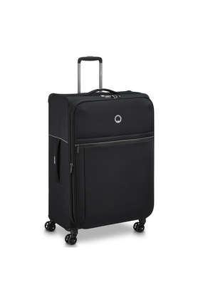 brochant 2.0 polyester 8 wheels soft luggage trolley - black