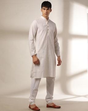 broken stripes dobby cns kurta