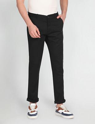 bronson slim fit dobby casual trousers