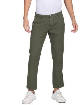 bronson fit flat-front trousers