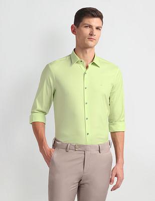 brooklyn super slim fit solid shirt