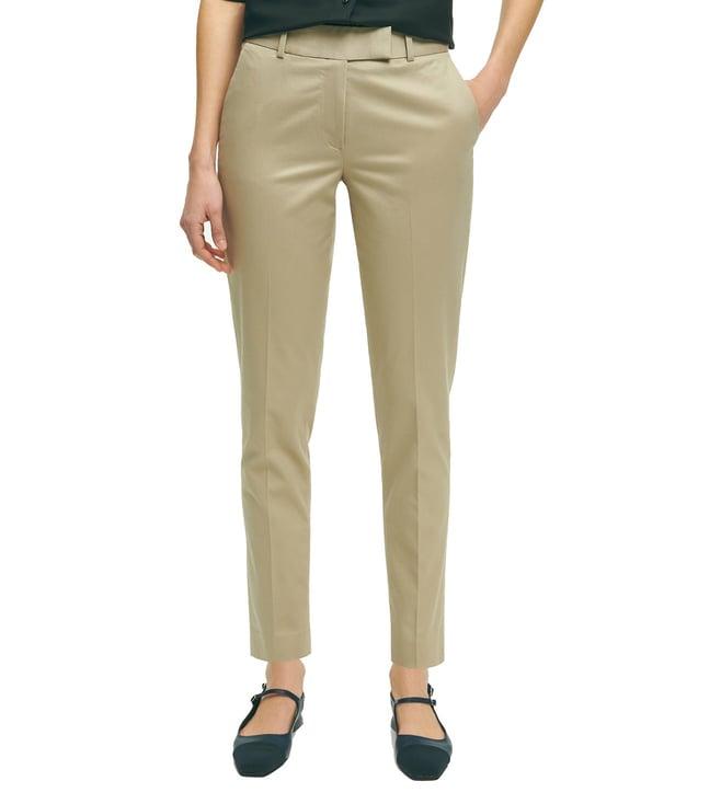 brooks brothers khaki modern fit stretch cotton advantage chino pants