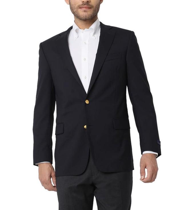 brooks brothers navy regular fit regent fitted 1818 casual sport coat