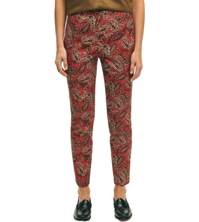 brooks brothers red modern fit stretch supima cotton side pocket pants