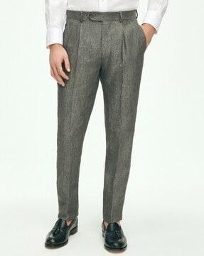 brooks gate regent-fit wool suit pants