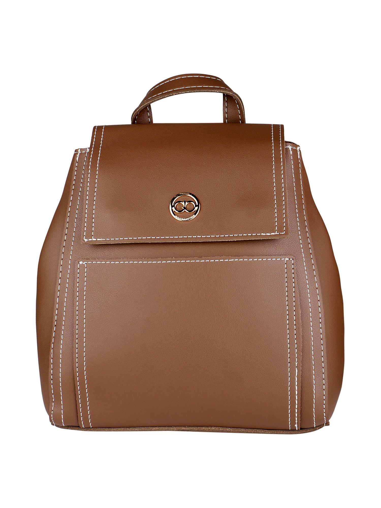 brown backpack