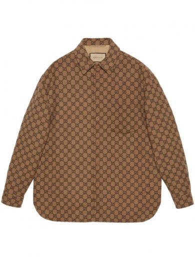 brown flannel shirt jacket