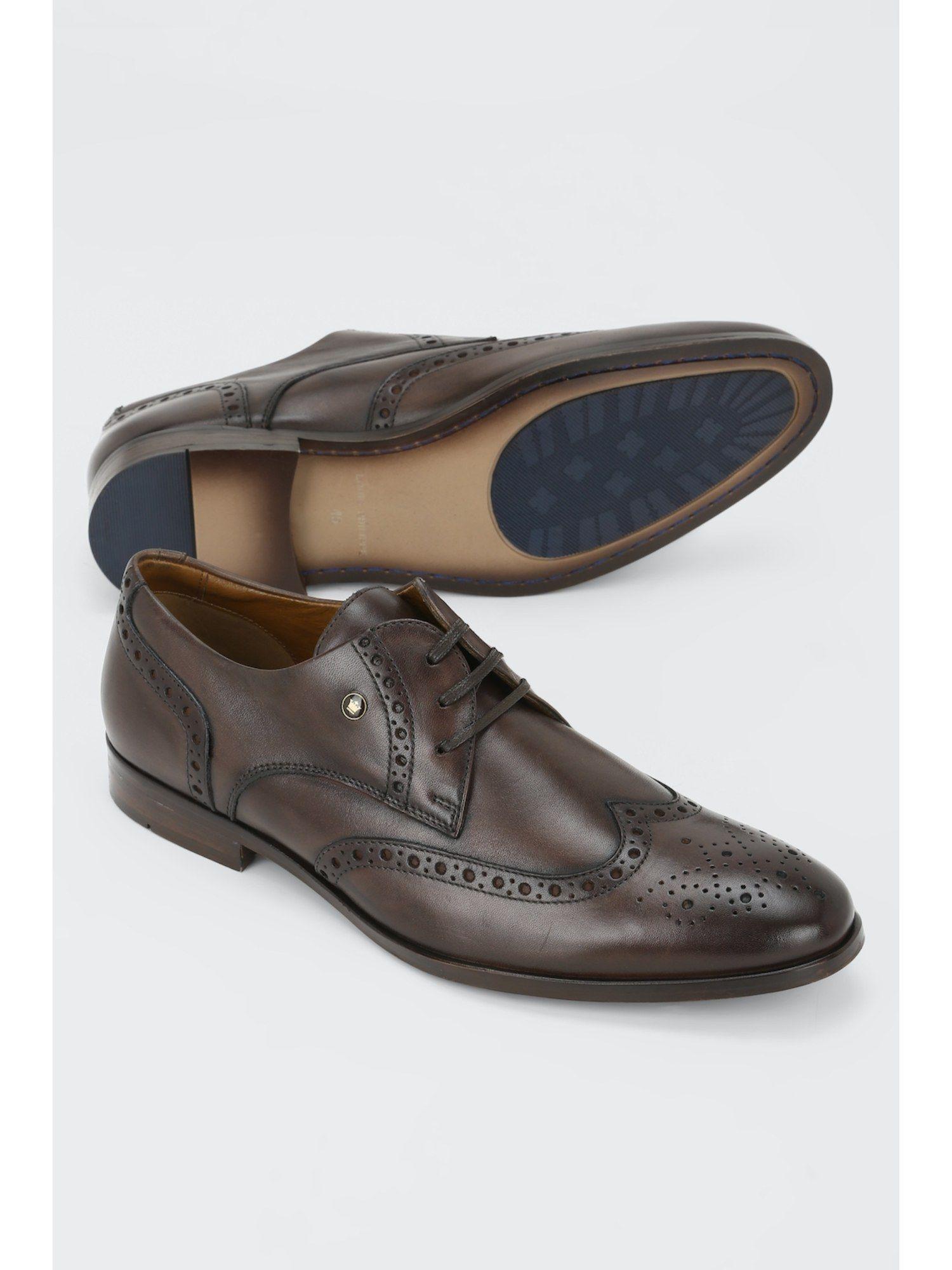 brown lace up shoes