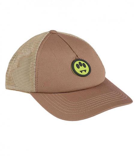 brown logo baseball hat