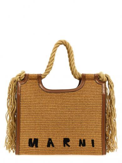 brown marcel summer bag shopping bag