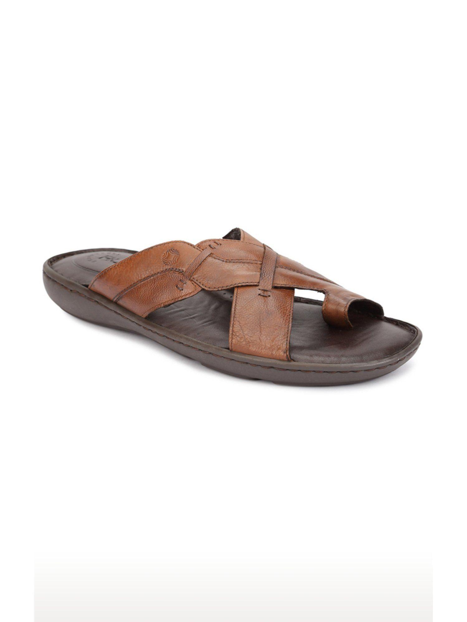 brown-solid-plain-sandals