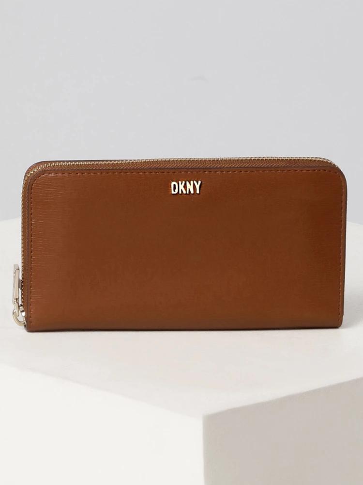 brown sutton textured leather wallet
