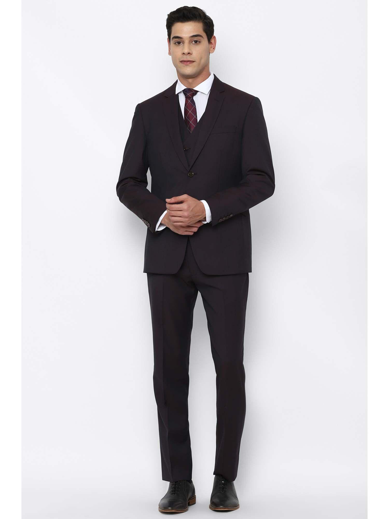 brown three piece suit (set of 3)