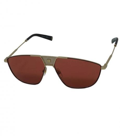 brown tinted oversized sunglasses