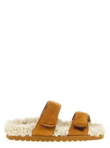brown alvine sandals